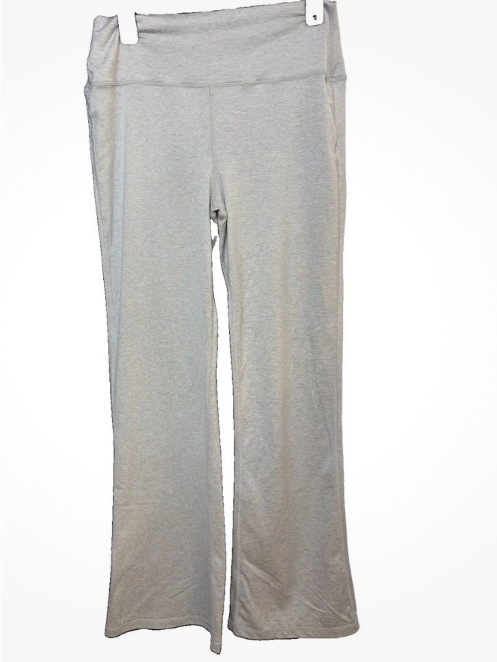 Playboy High Waisted Heather Gray Flare Leggings Hidden Back Pocket Size XL